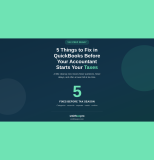 5 Things to Fix in QuickBooks Before Your Accountant Starts Your Taxes